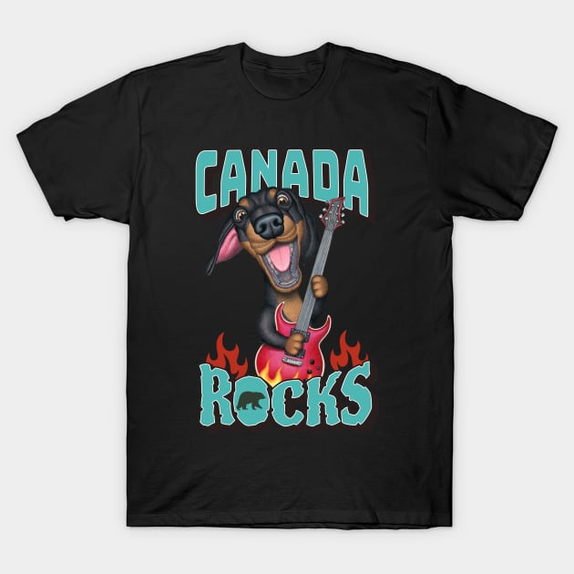 Canada Rocks T-Shirt by Danny Gordon Art